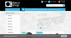 Desktop Screenshot of disco-shop.cz